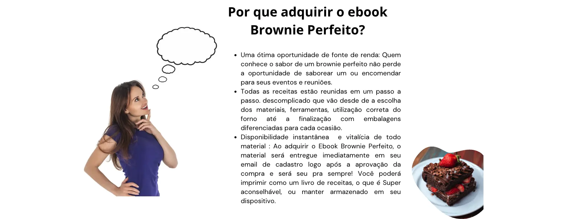 Por que adquirir o ebook Brownie Perfeito