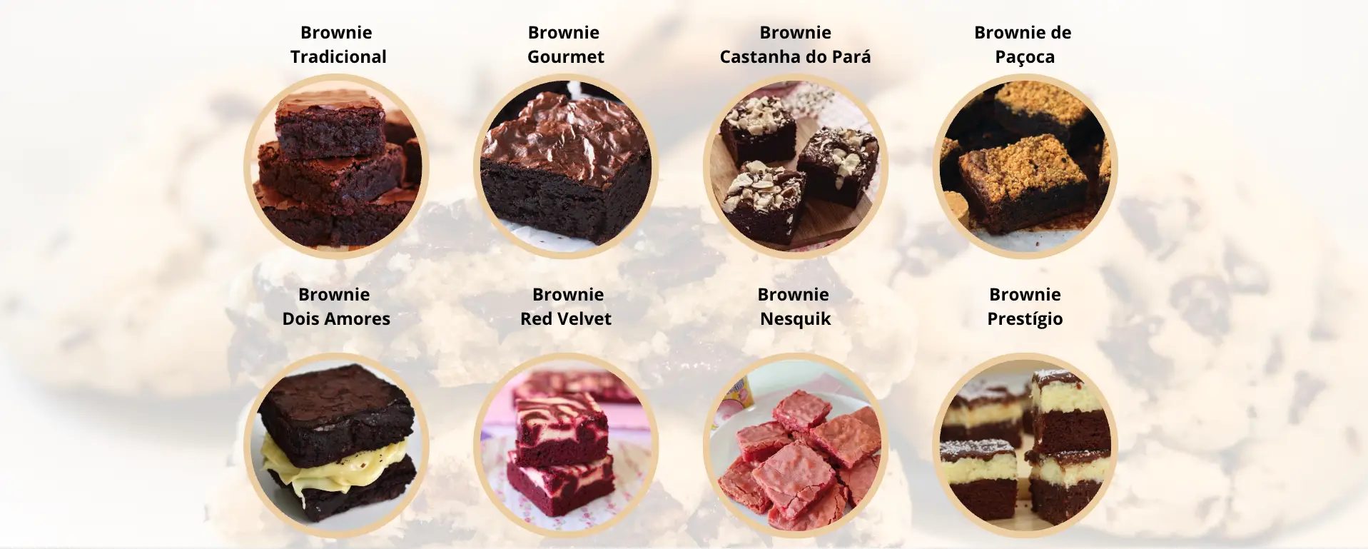 Receitas brownie parte 1